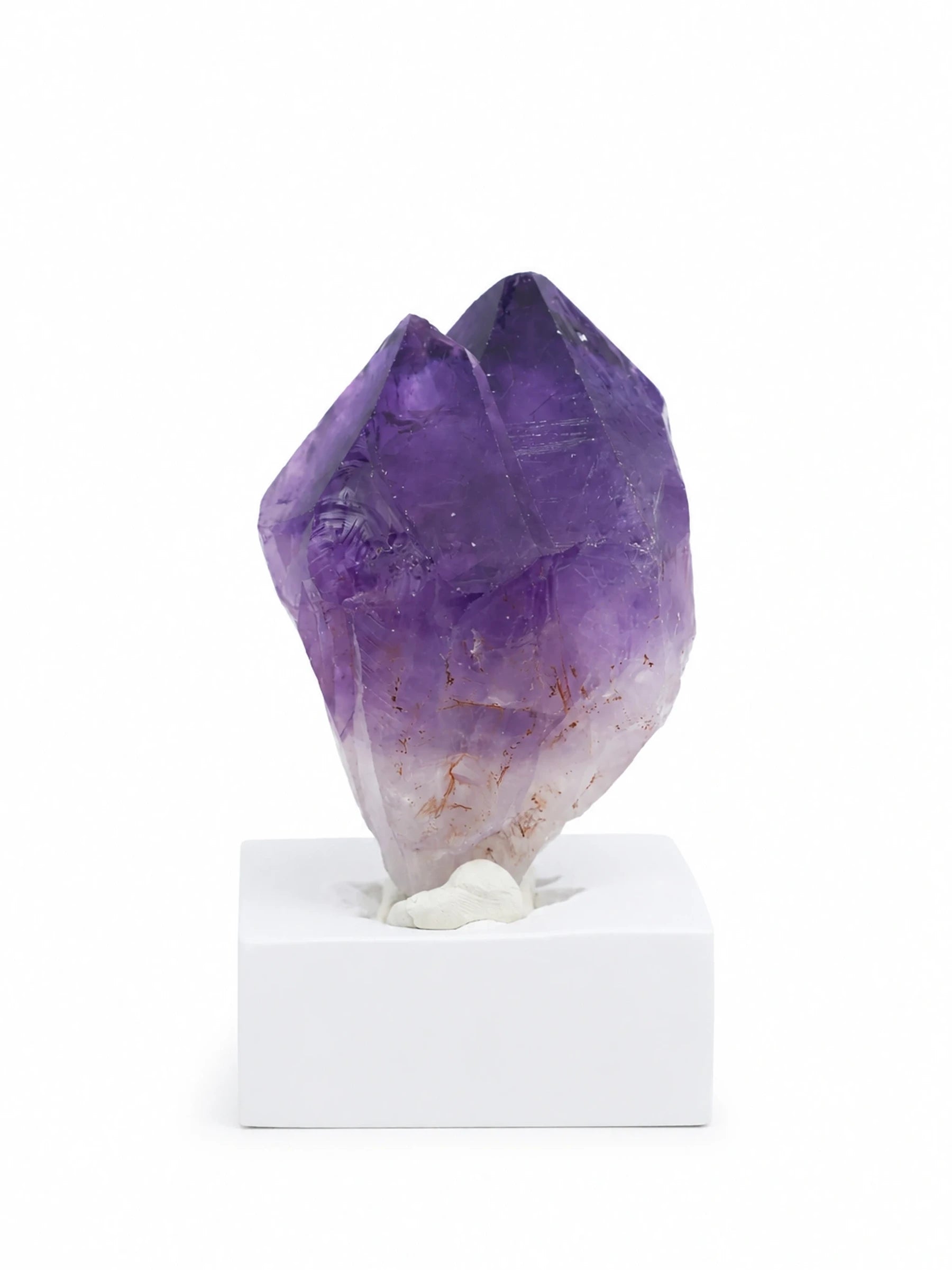 Excellent Double point Amethyst, with high transparency