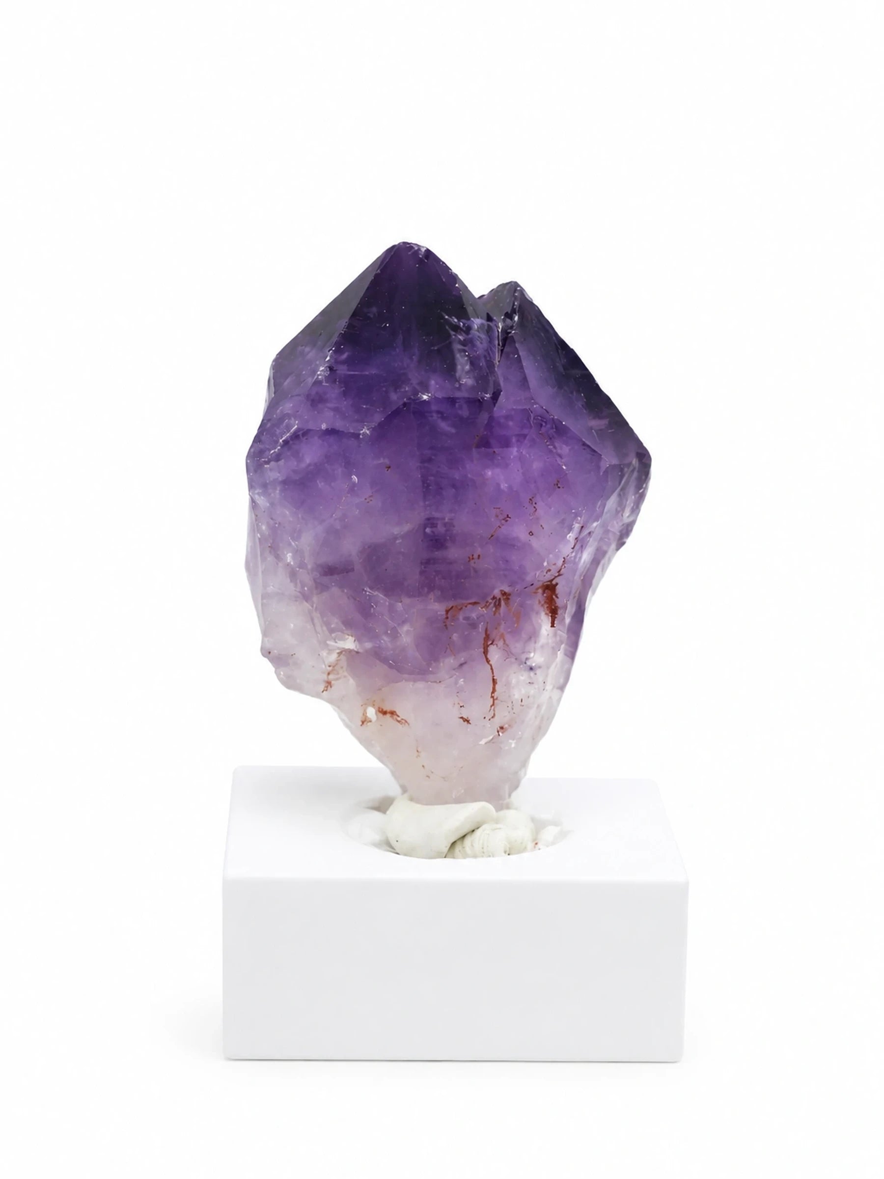 Excellent Double point Amethyst, with high transparency