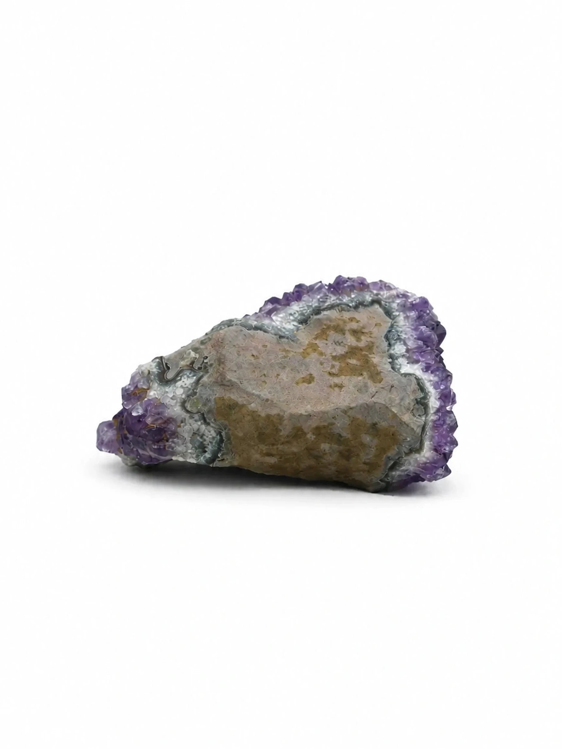 Excellent Chunky Shape Amethyst, symbiosis with calcite