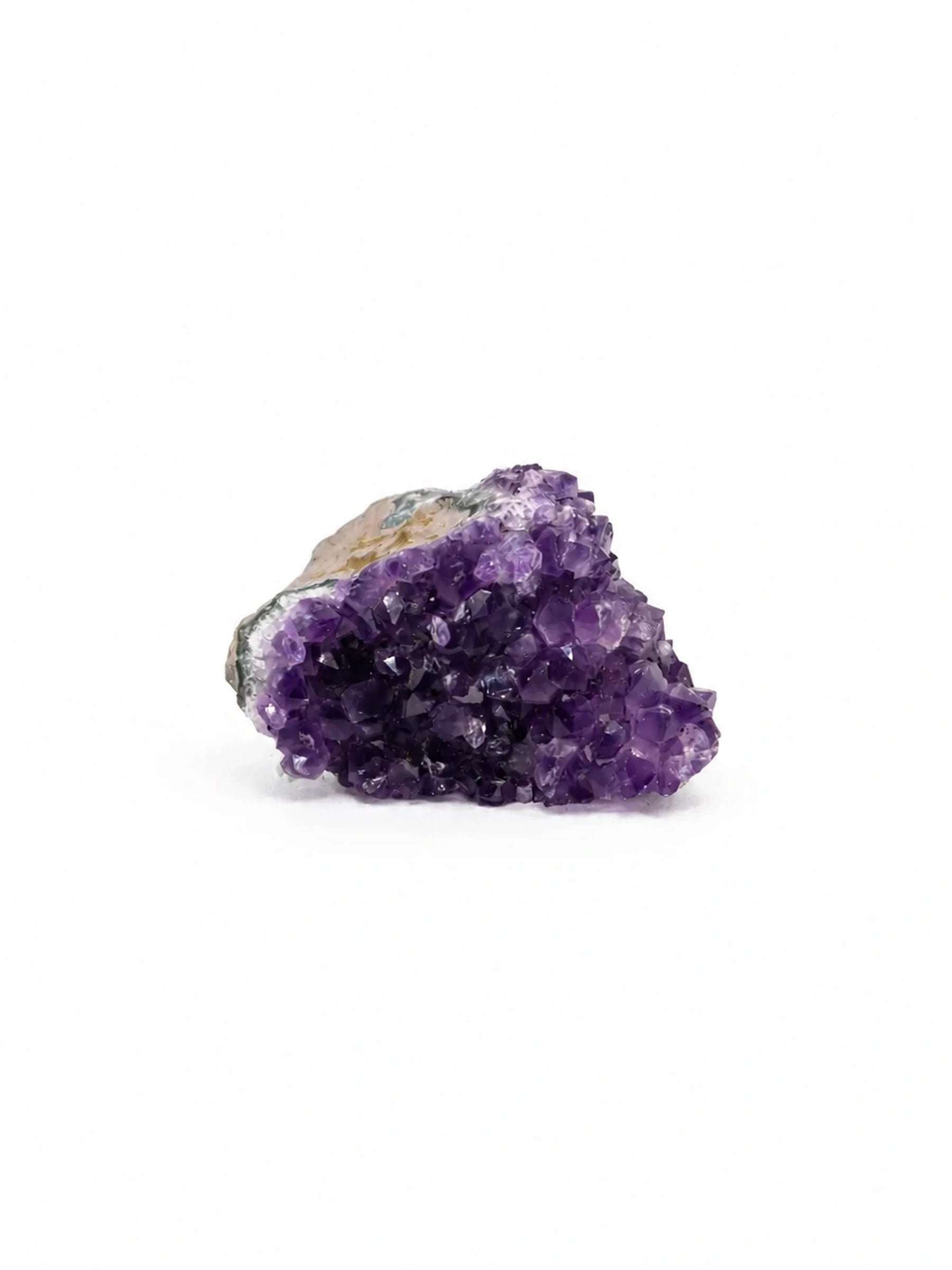 Excellent Chunky Shape Amethyst, symbiosis with calcite