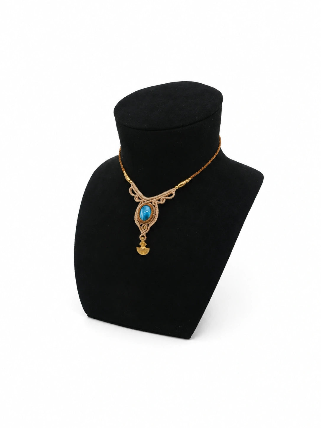 Oval Larimar Necklace