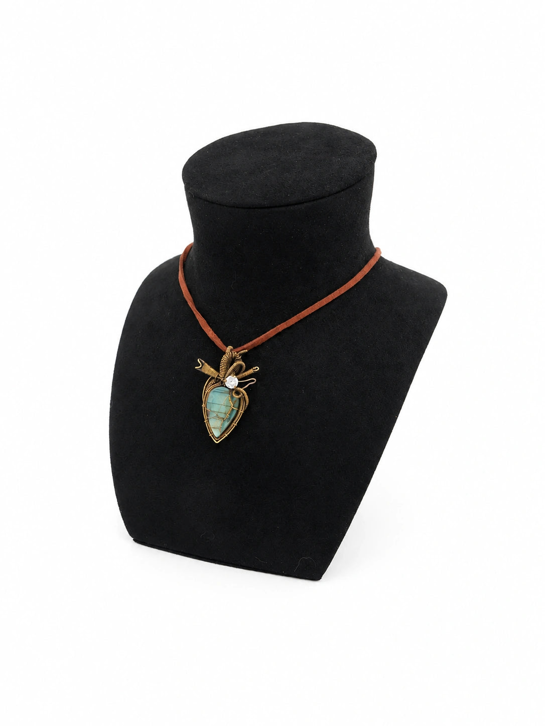 Heart Labradorite Necklace