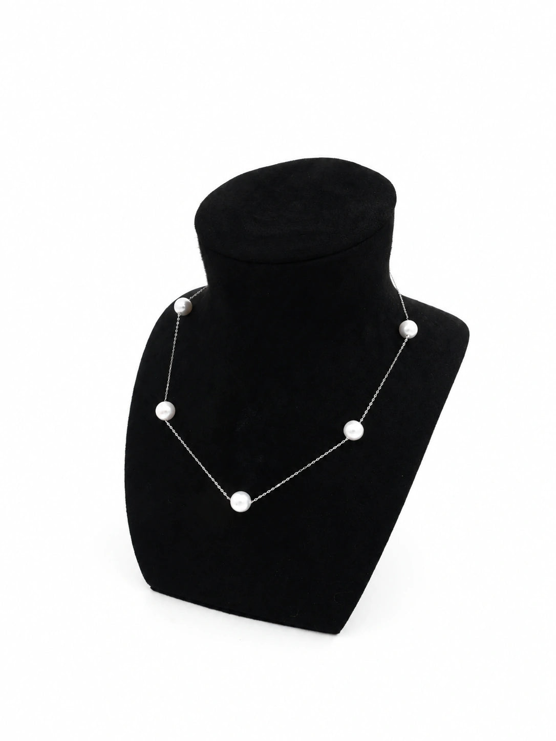 9-10mm White Freshwater Round Pearl Necklace/Bracelet - AAAA Quality