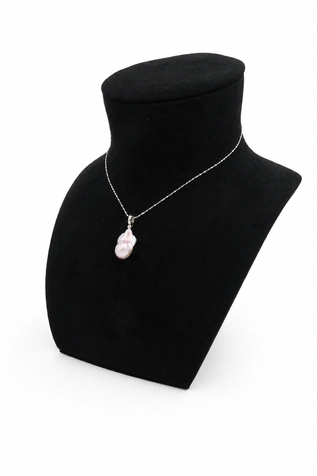 11-12mm Pink Freshwater Cultured Baroque Pearl Necklace - AAAA Quality