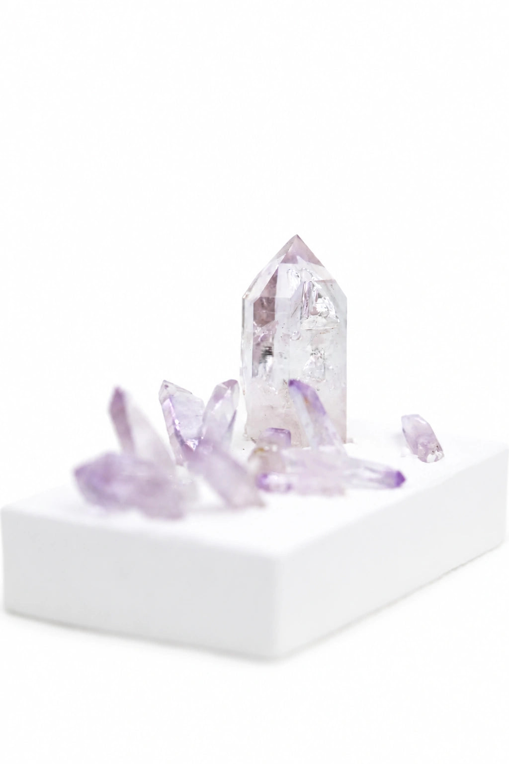 Excellent Single point Amethyst (Large) and Cruz (Small) Combo Set