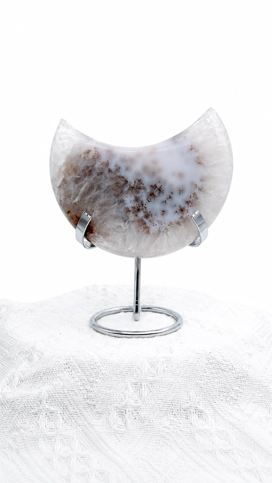 Premium Moon Agate Geode