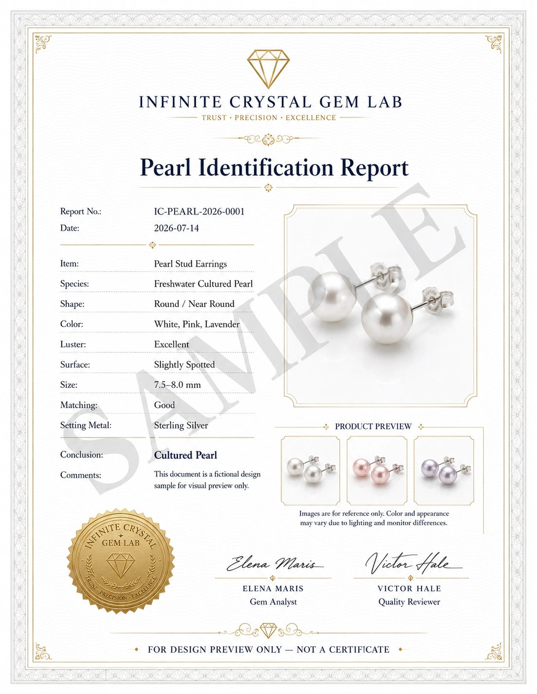 Pearl Certificate Service