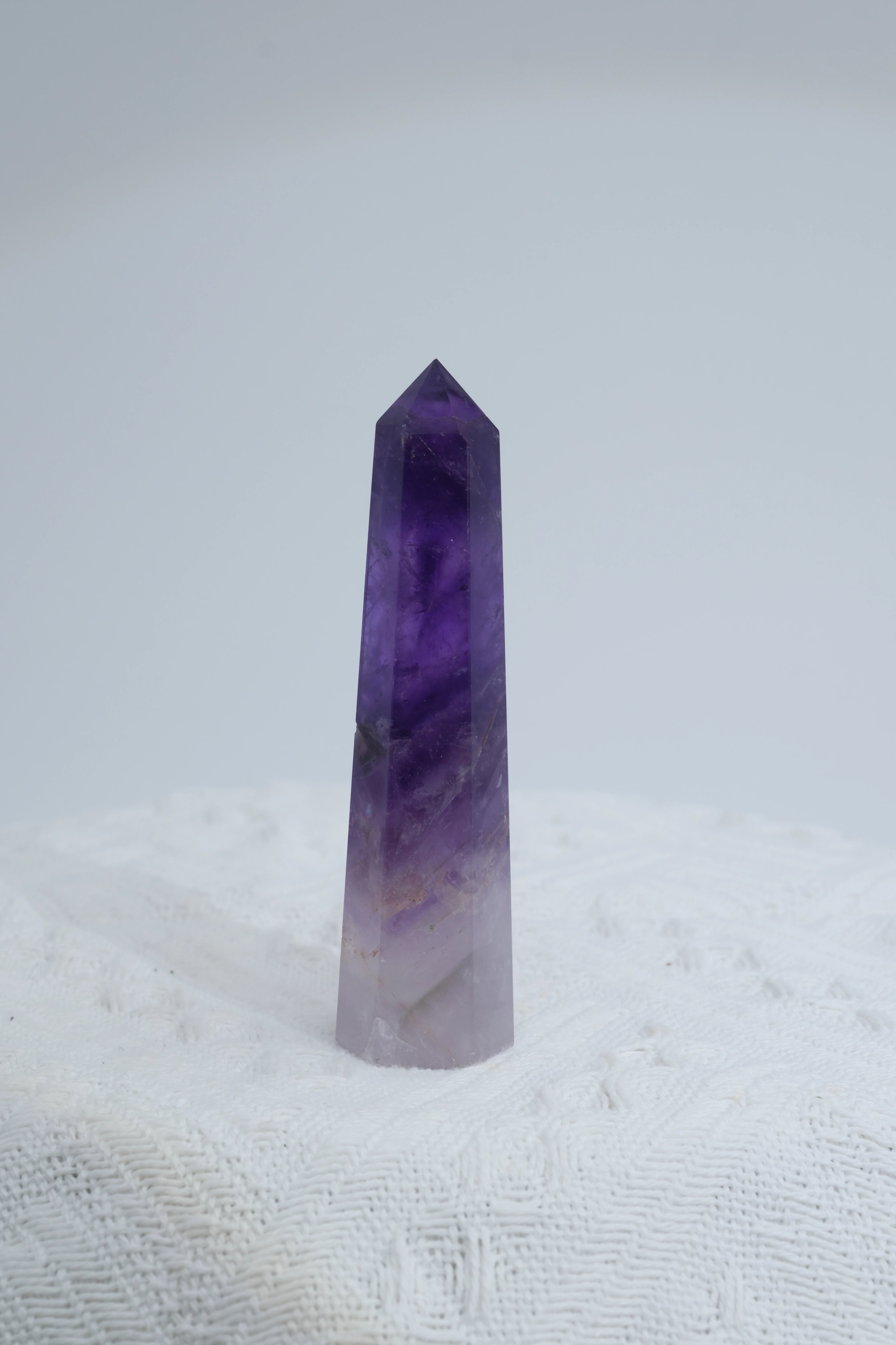 Infinite Crystal, Excellent Columnar Amethyst
Peace, Awareness, Protection