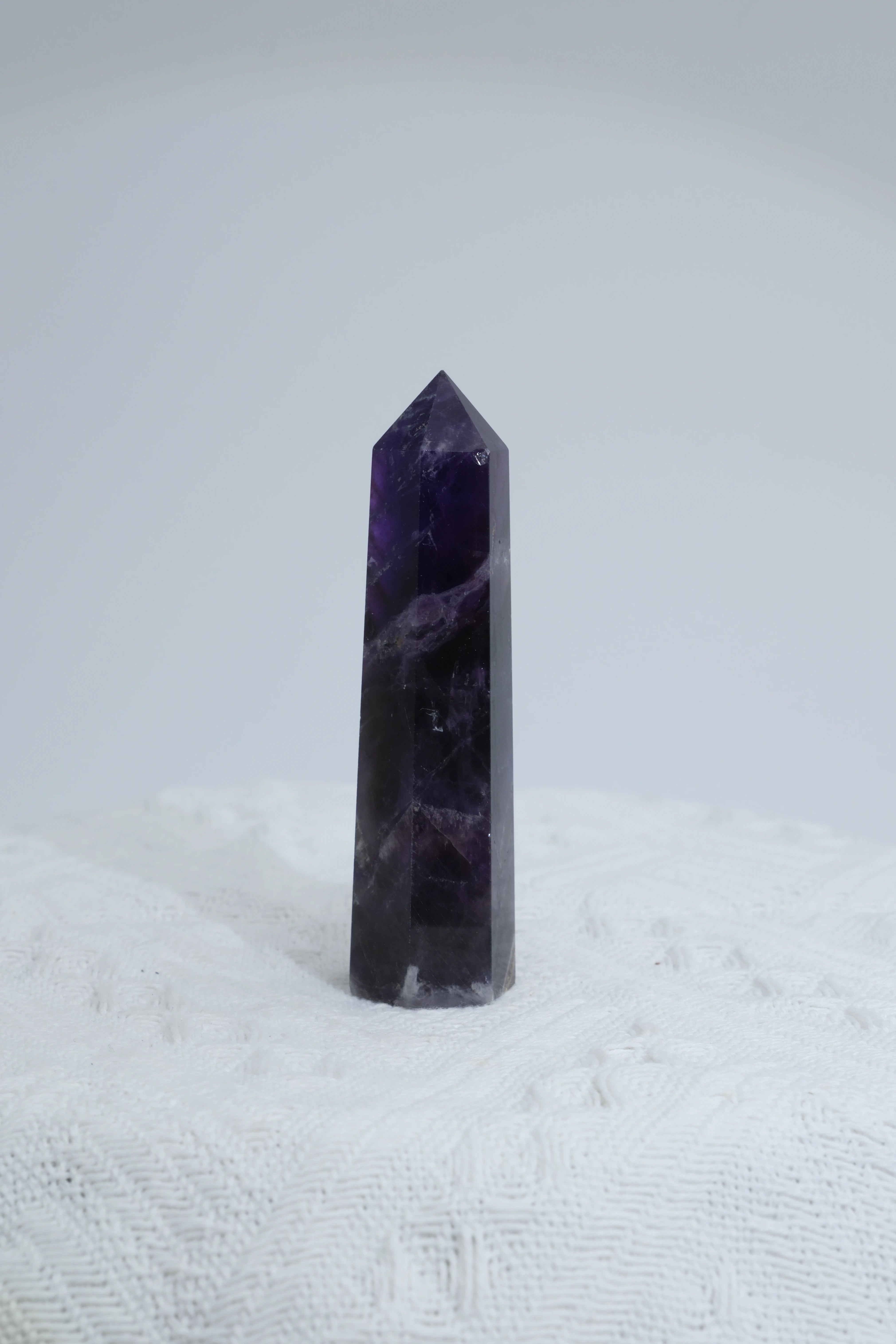 Infinite Crystal, Excellent Columnar Amethyst
Peace, Awareness, Protection