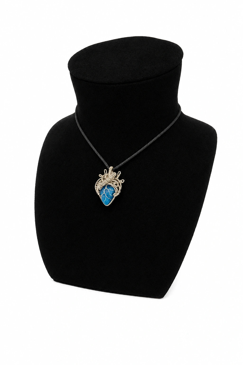 Heart Aquamarine Necklace
