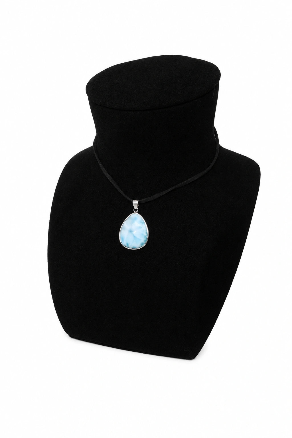 Teardrop Larimar Necklace