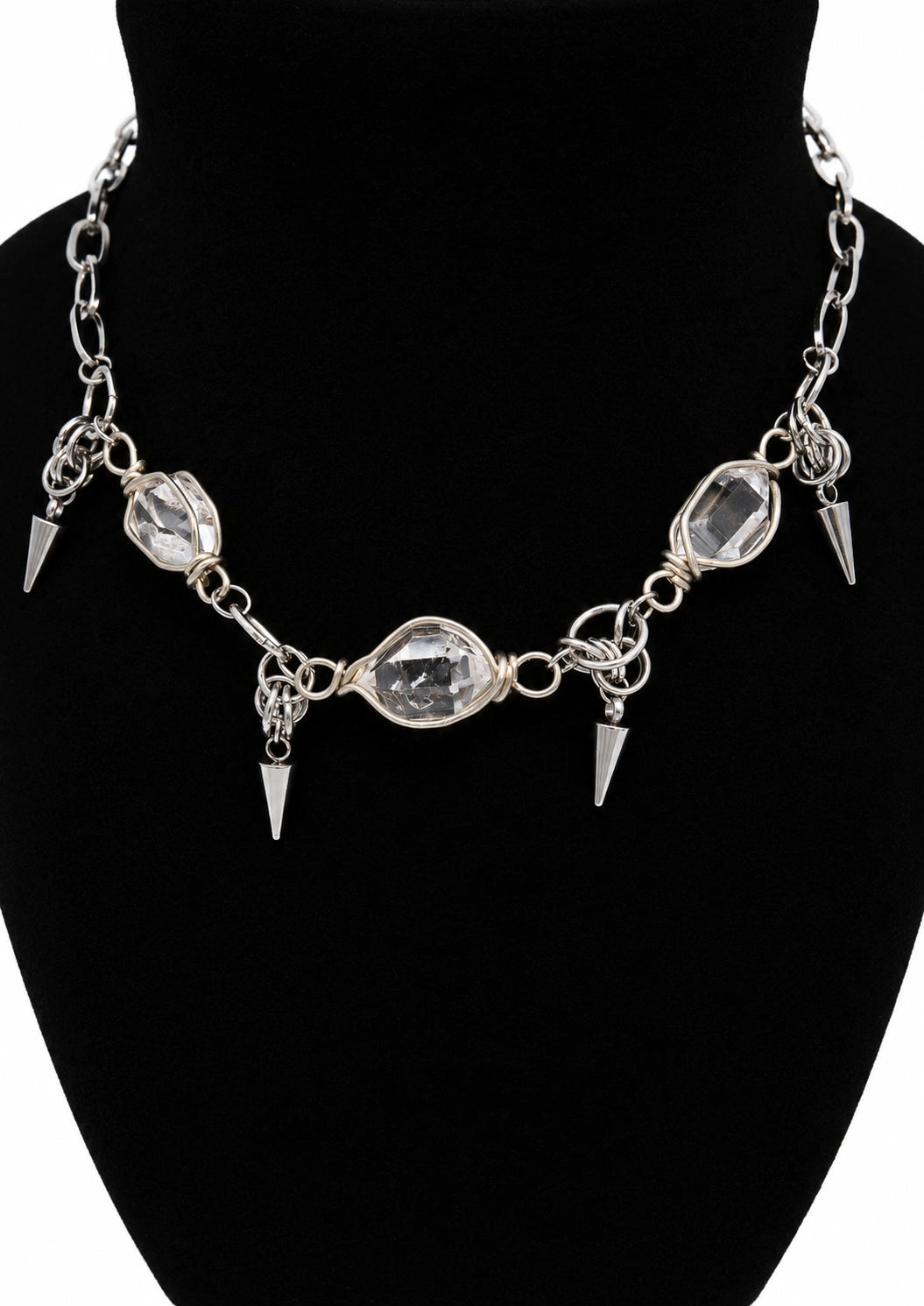 Irregular Clear Quartz Bracelet/Necklace
