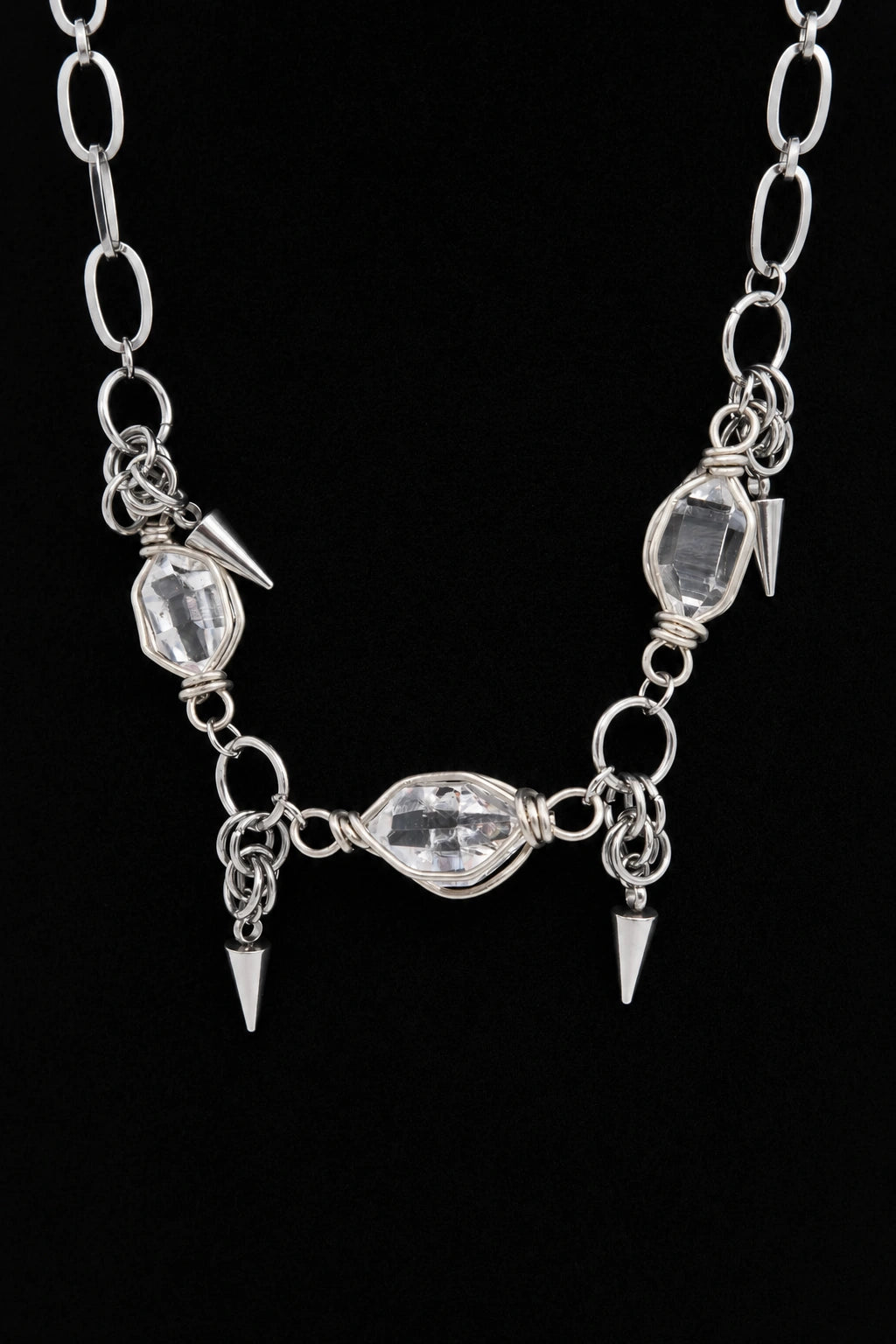 Irregular Clear Quartz Bracelet/Necklace