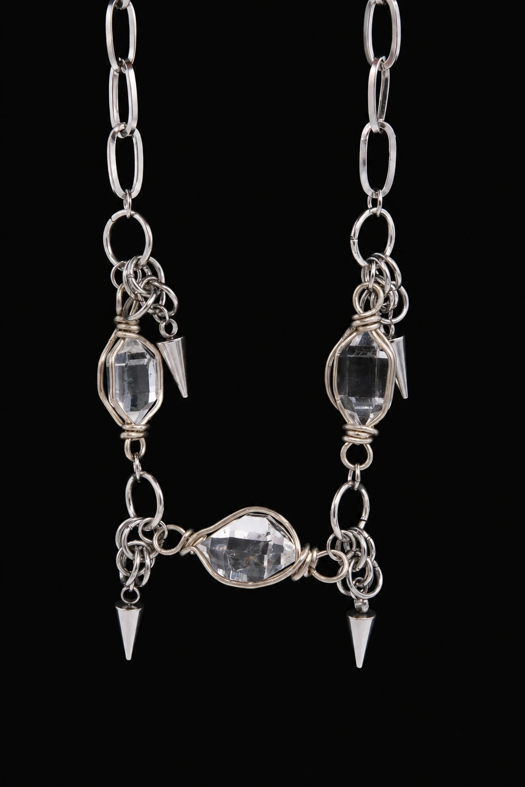 Irregular Clear Quartz Bracelet/Necklace