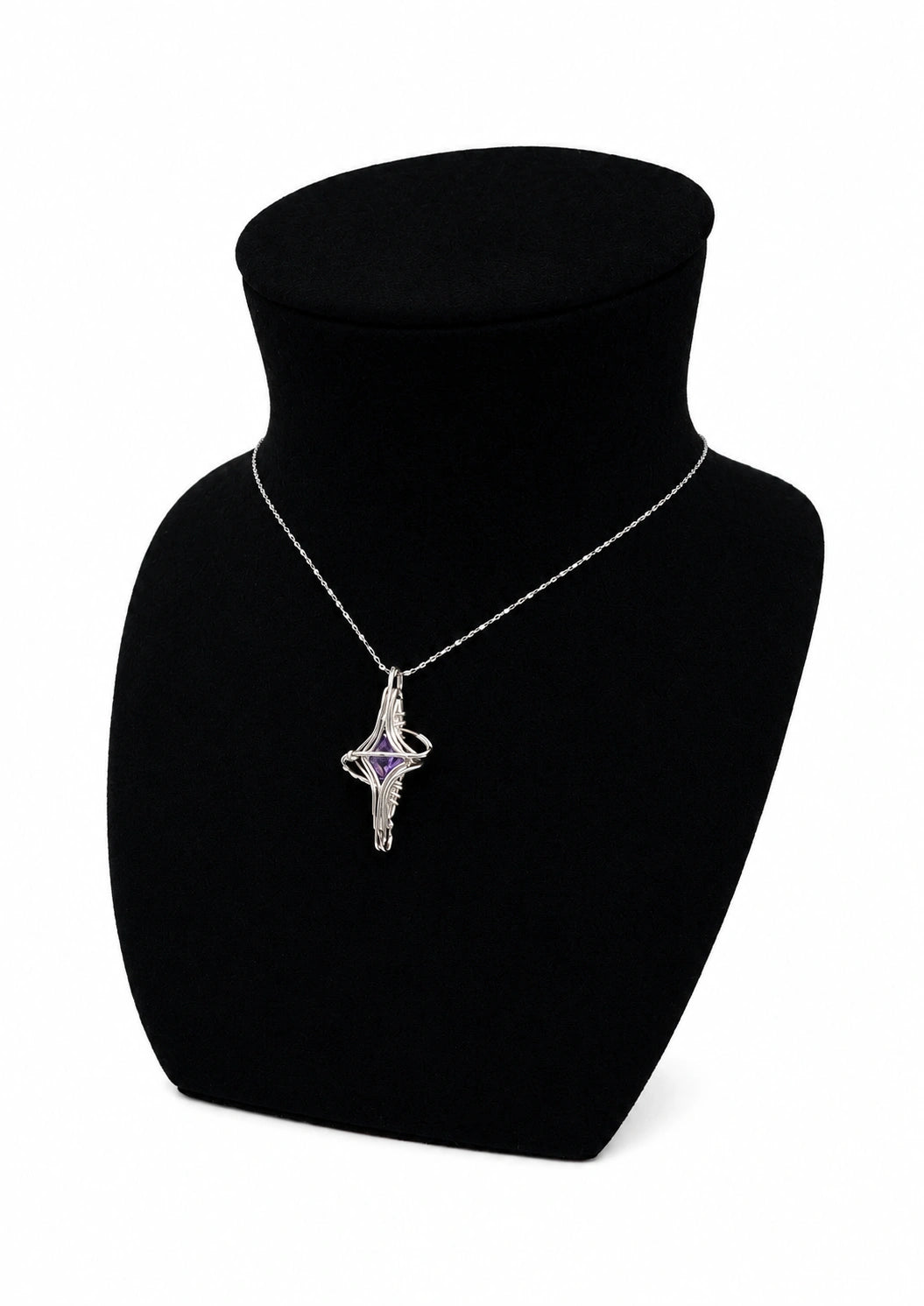 Premium Star Amethyst Necklace