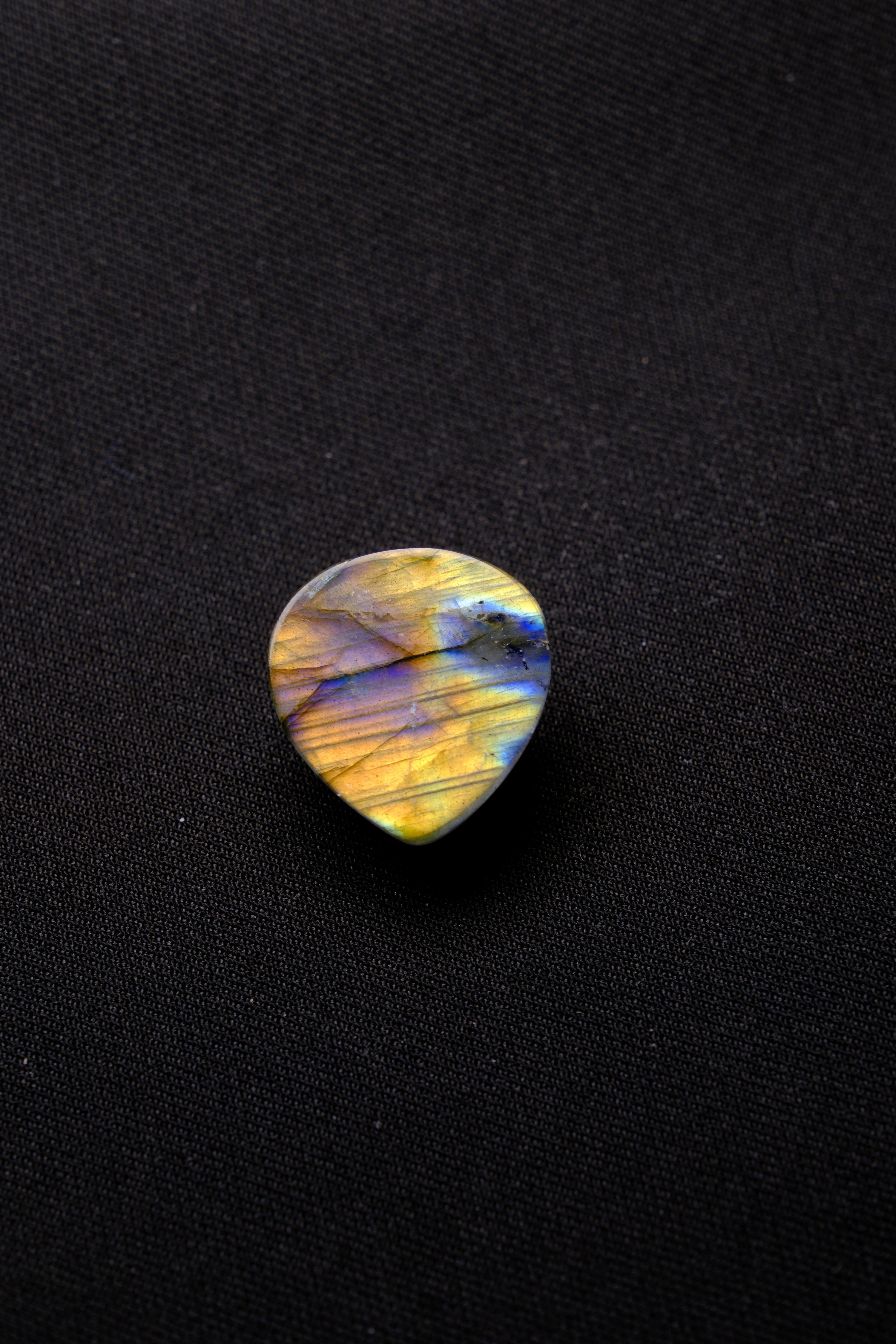 Teardrop Golden Labradorite Pendant - Symbol of Intuition