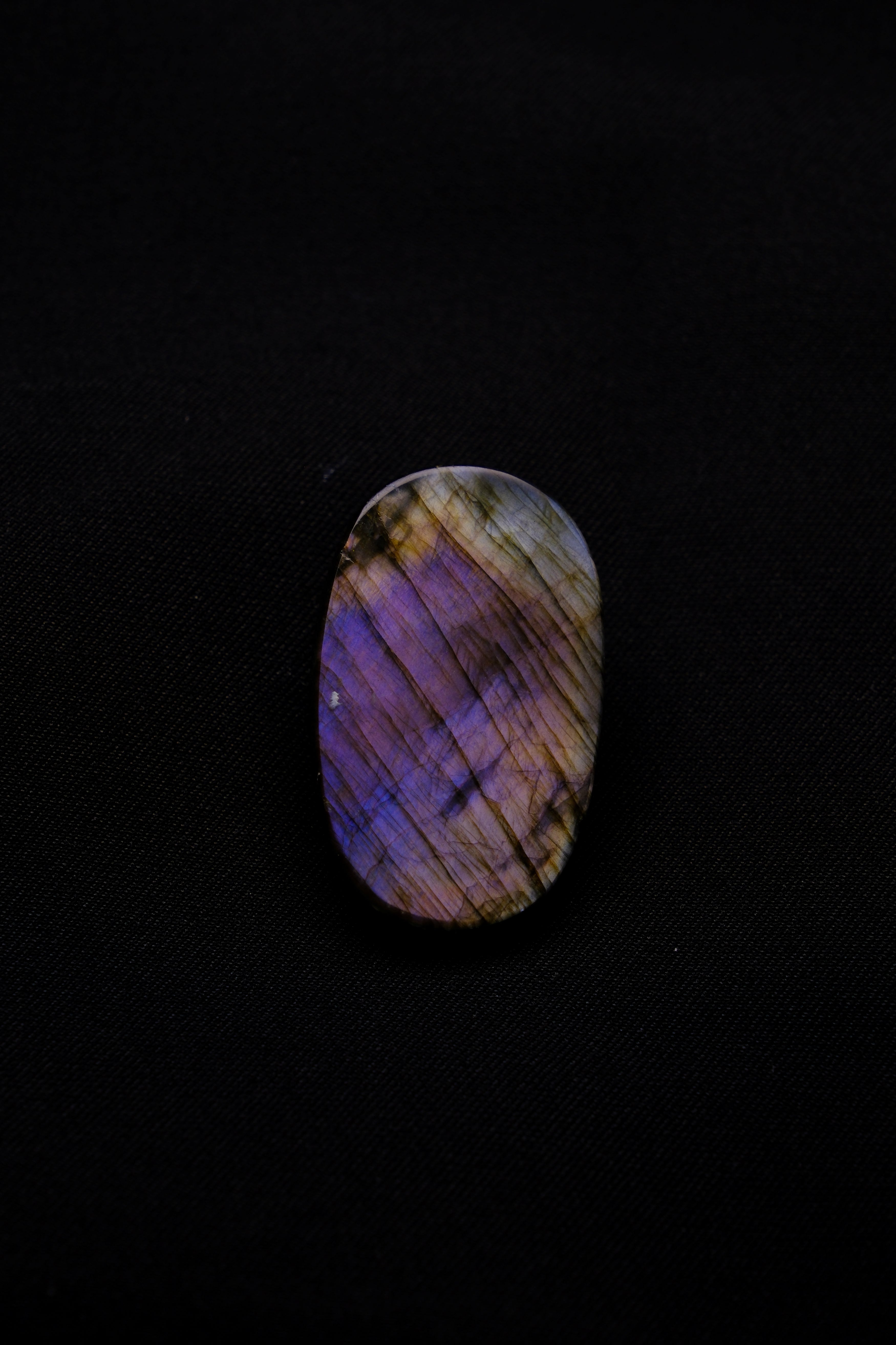 Sunset and Twilight Labradorite Double-Sided Healing Stone