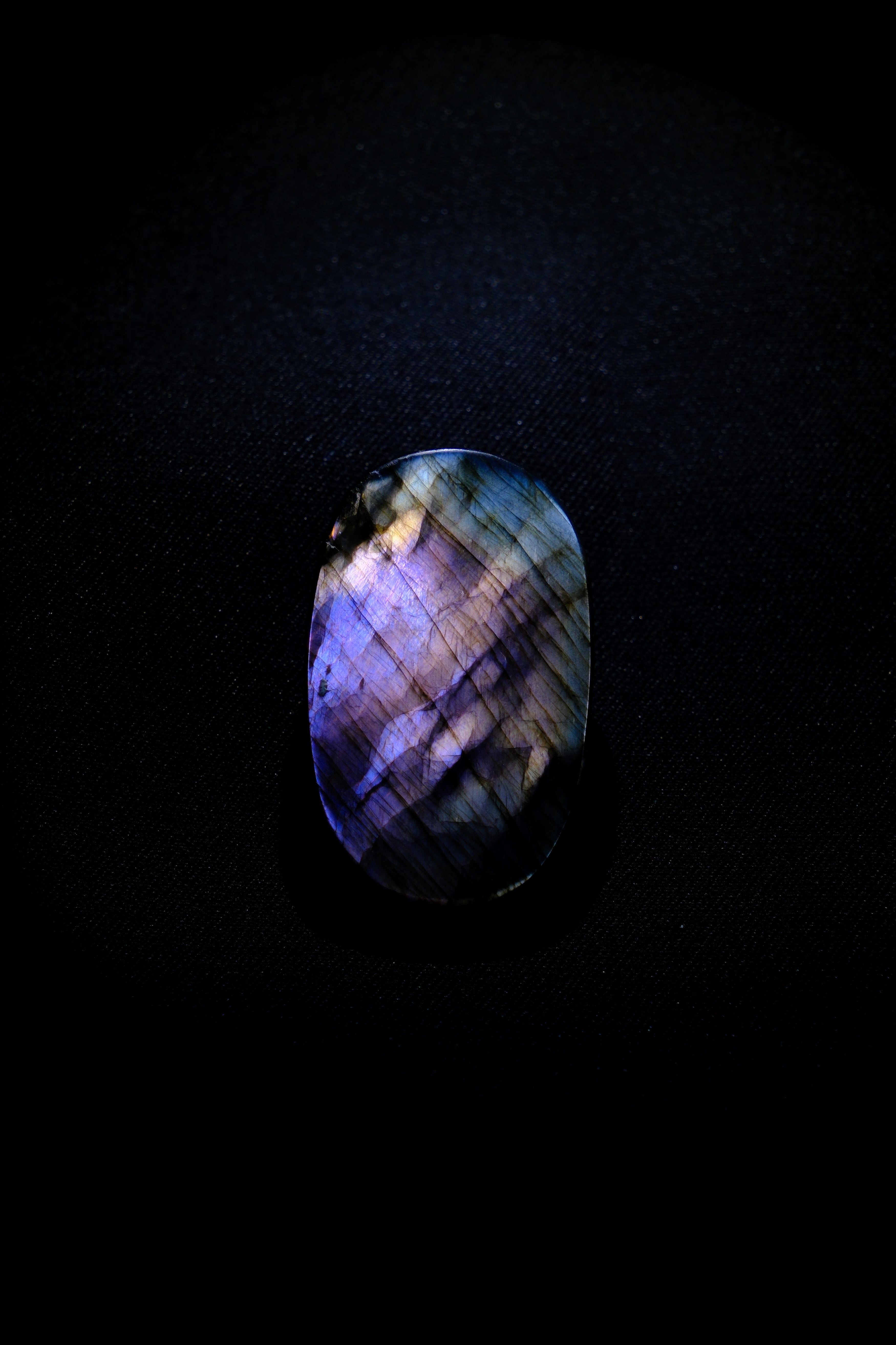 Sunset and Twilight Labradorite Double-Sided Healing Stone