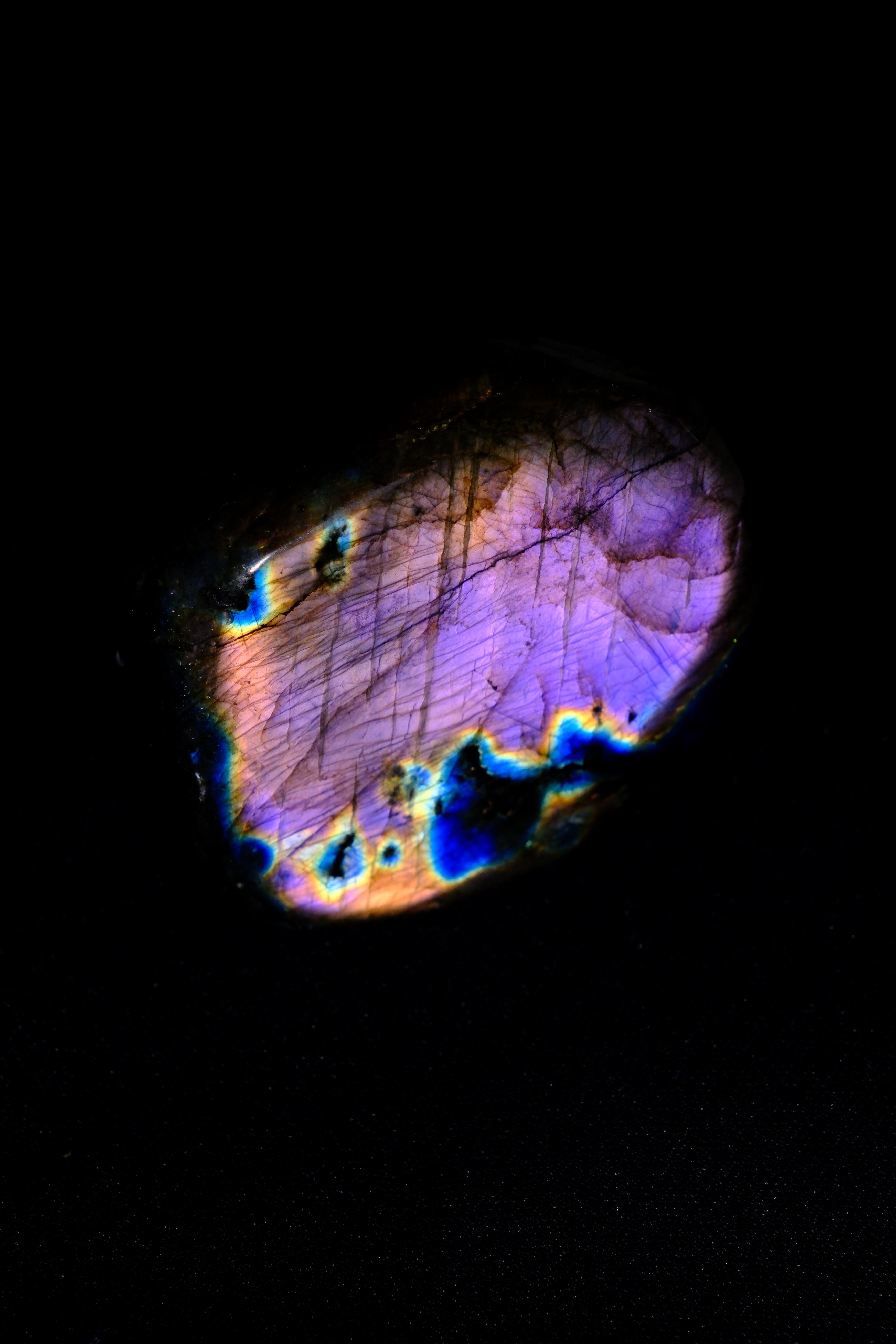 Cosmic Tide Labradorite Polished Stone