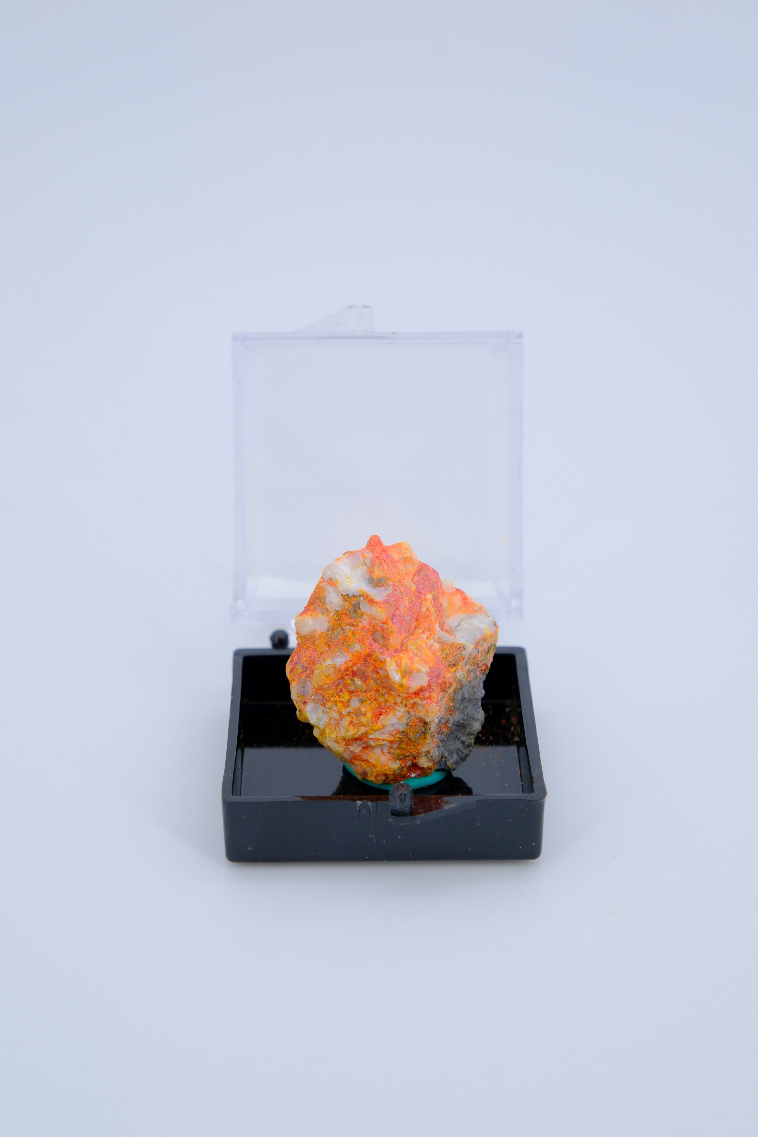 Radiant Treasures - A Collection of Vibrant Red and Orange Minerals