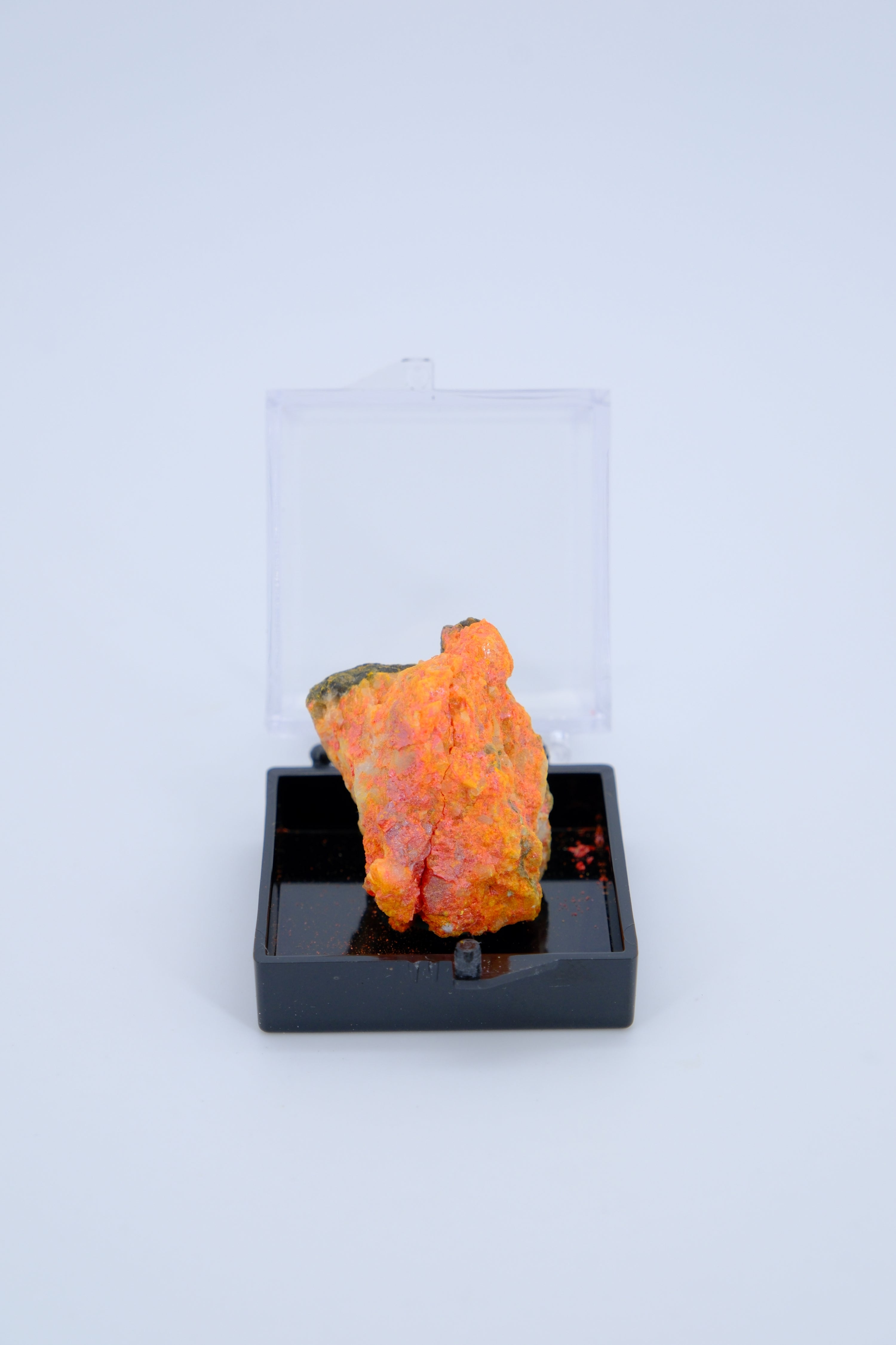 Radiant Treasures - A Collection of Vibrant Red and Orange Minerals