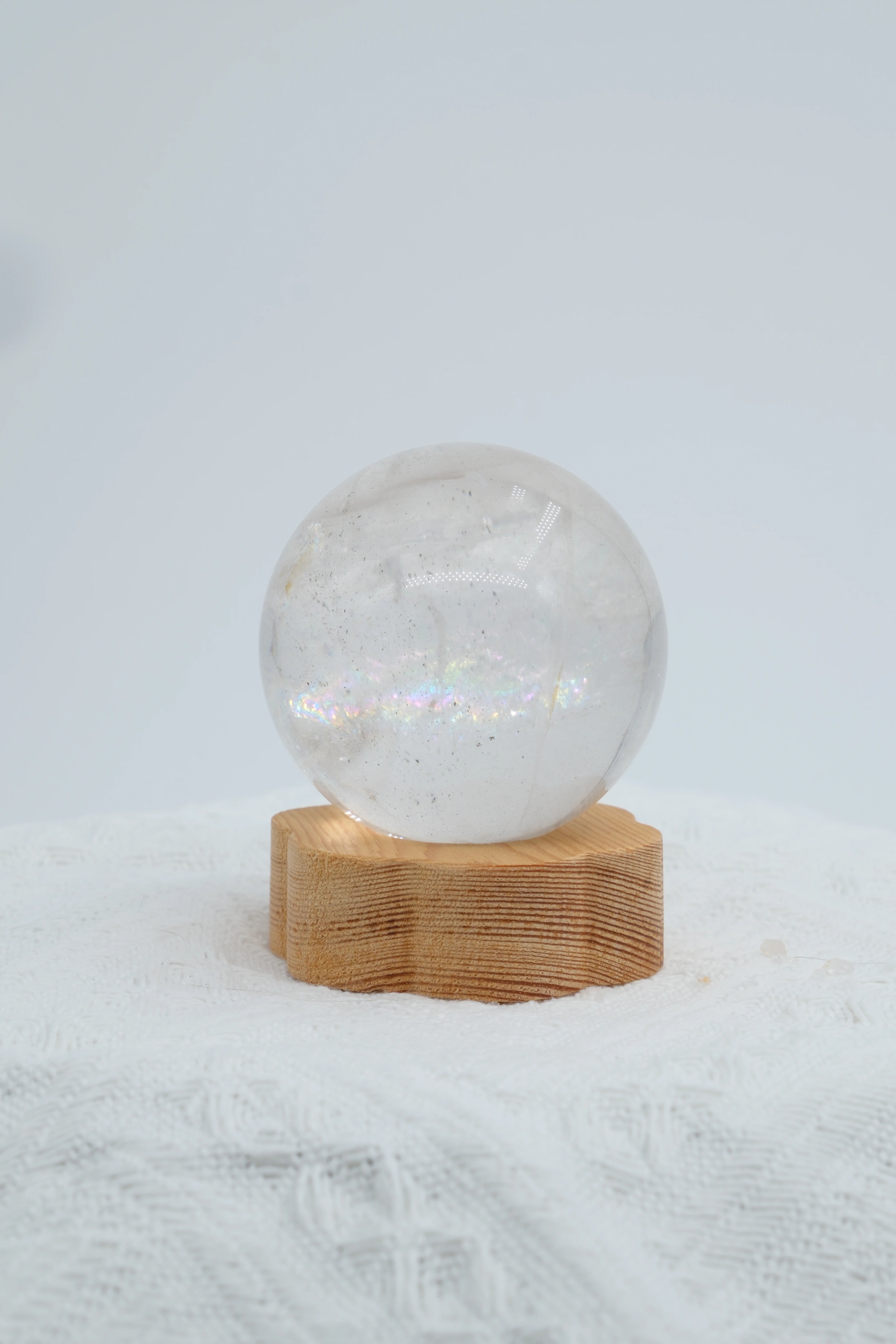 Infinite Crystal,Excellent Spherical Clear Quartz
Purification, Intuition, Balance