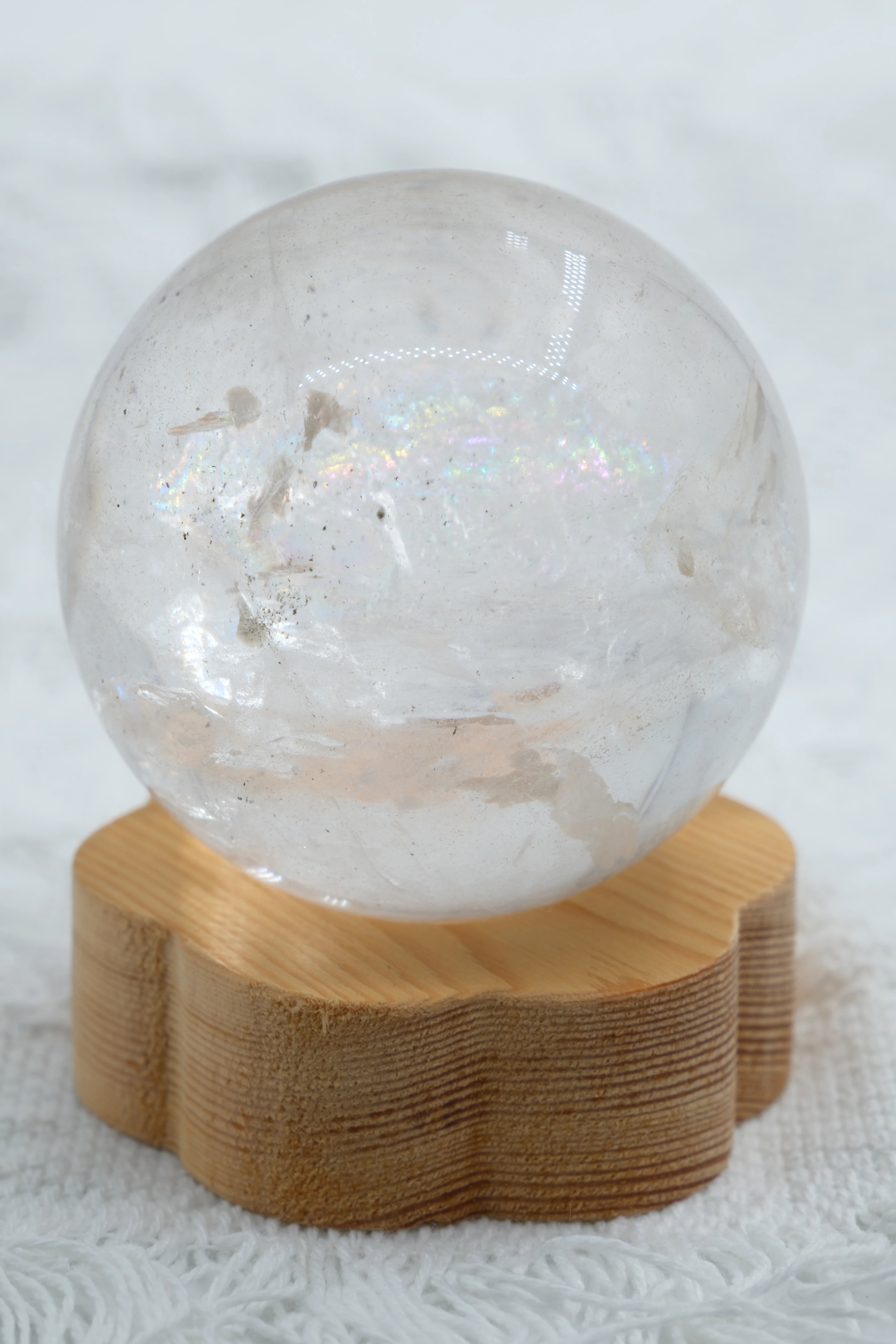 Infinite Crystal,Excellent Spherical Clear Quartz
Purification, Intuition, Balance