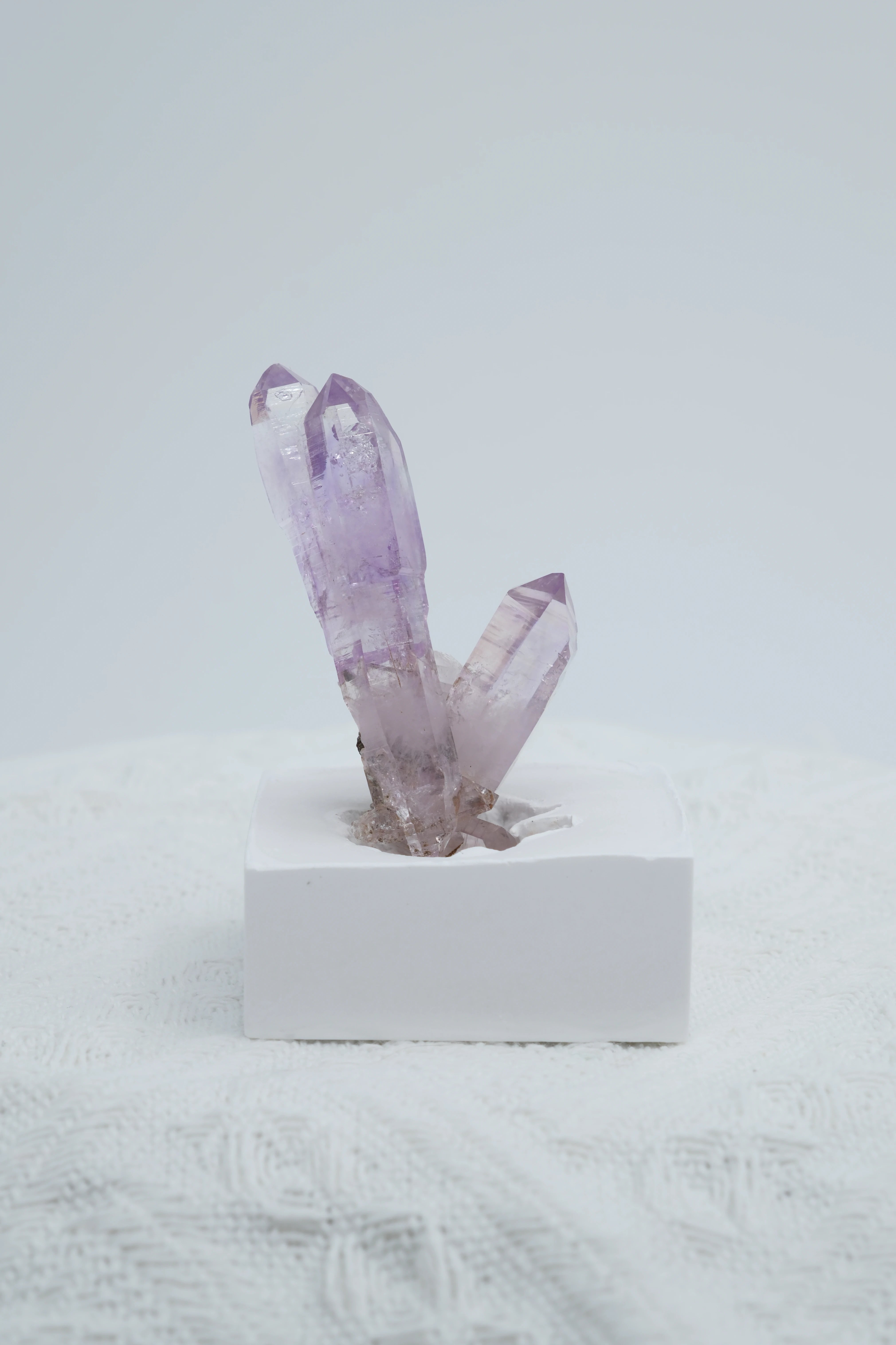 Infinite Crystal, Premium Double-column Cruz Amethyst
Peace, Awareness, Protection