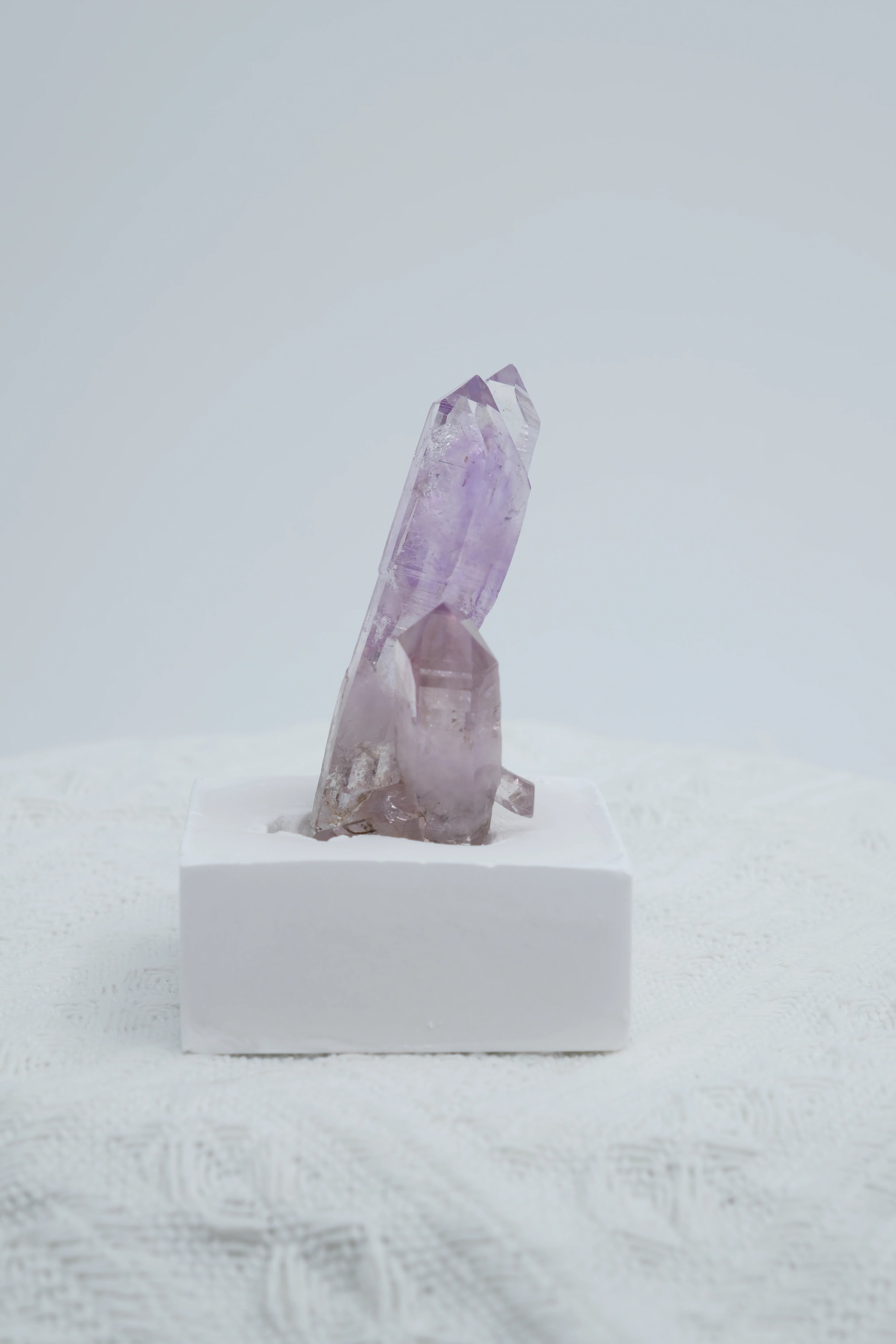 Infinite Crystal, Premium Double-column Cruz Amethyst
Peace, Awareness, Protection