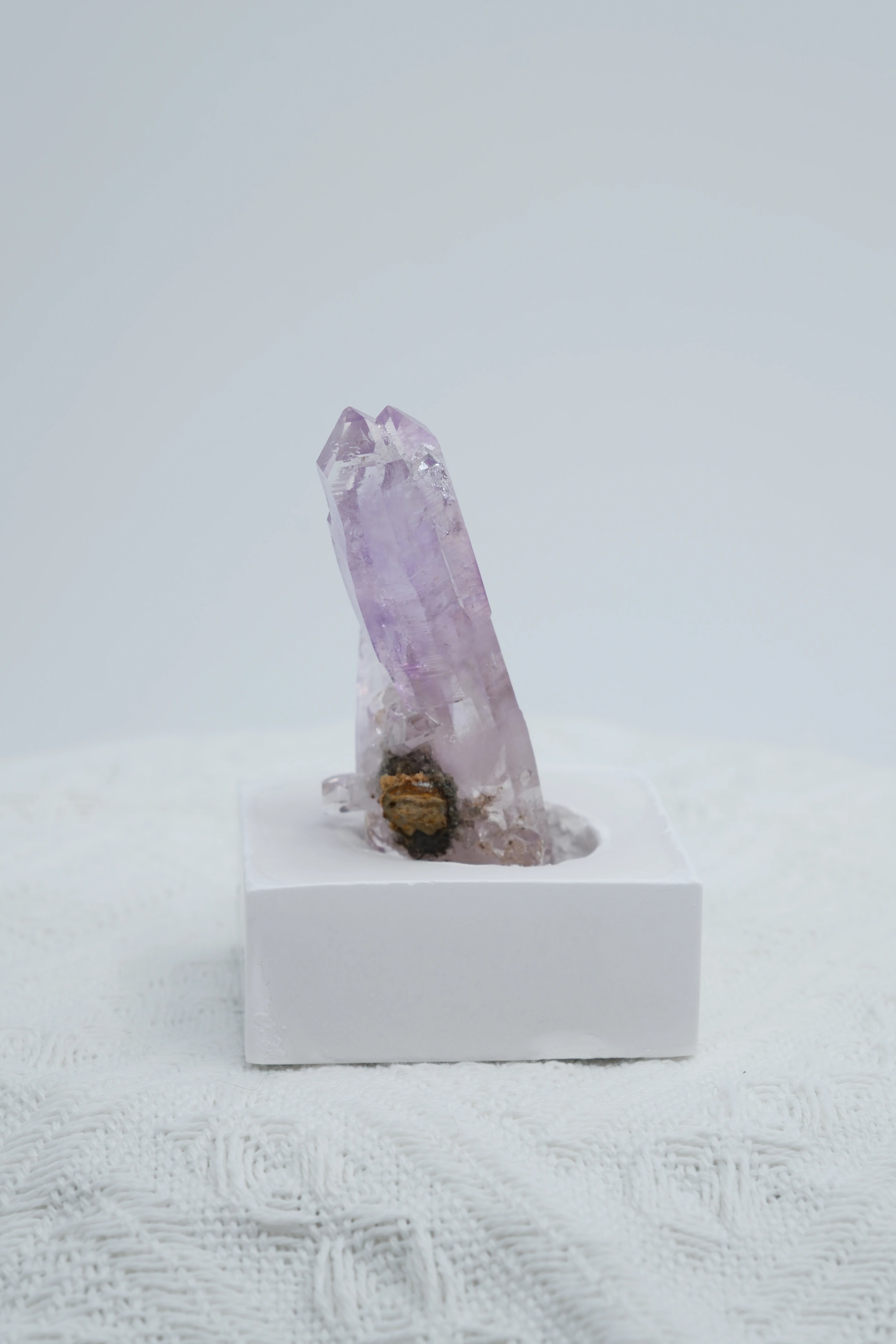 Infinite Crystal, Premium Double-column Cruz Amethyst
Peace, Awareness, Protection