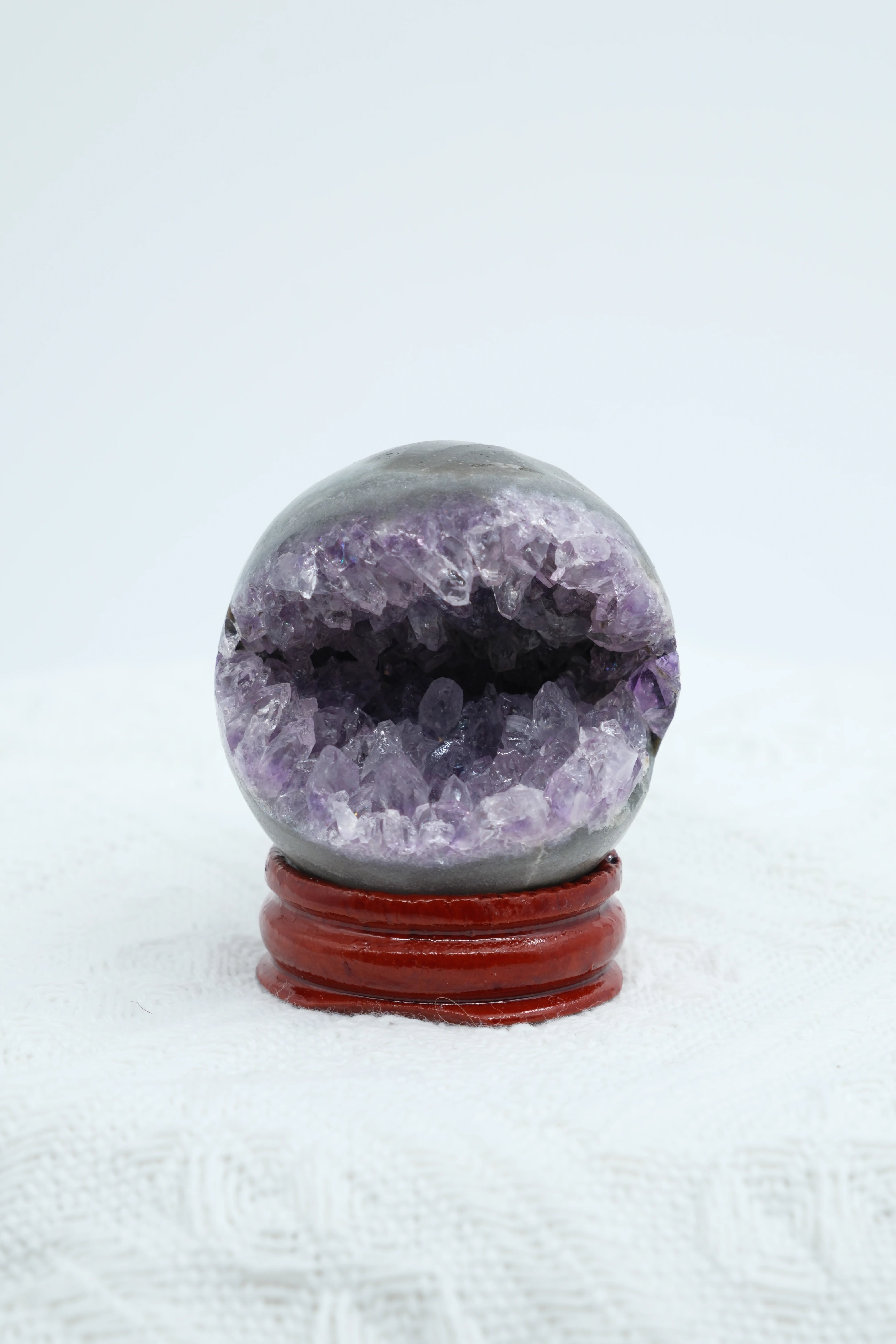 Infinite Crystal, Spherical Amethyst
Peace, Awareness, Protection