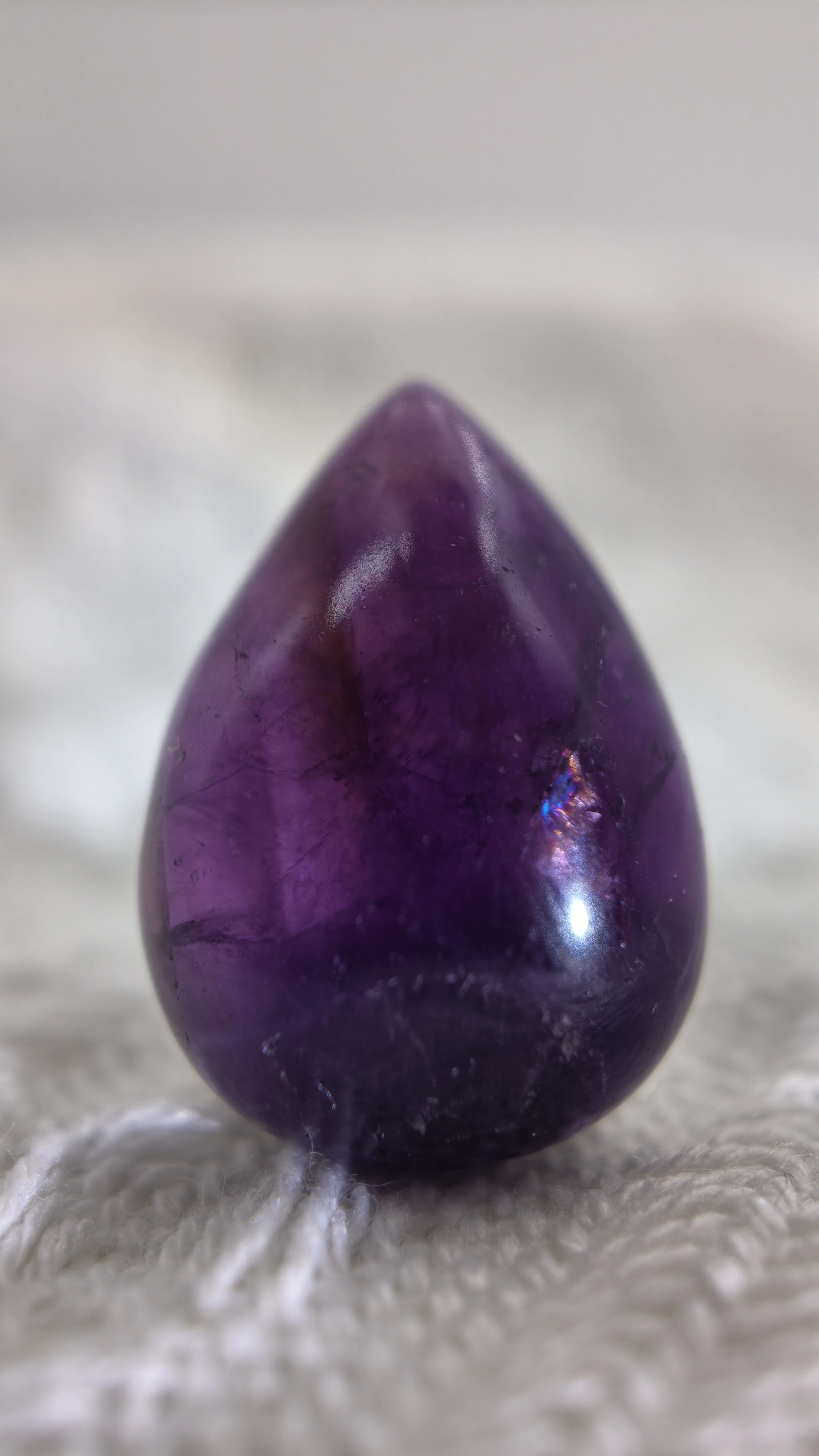 Infinite Crystal, Excellent Teardrop Amethyst
Peace, Awareness, Protection