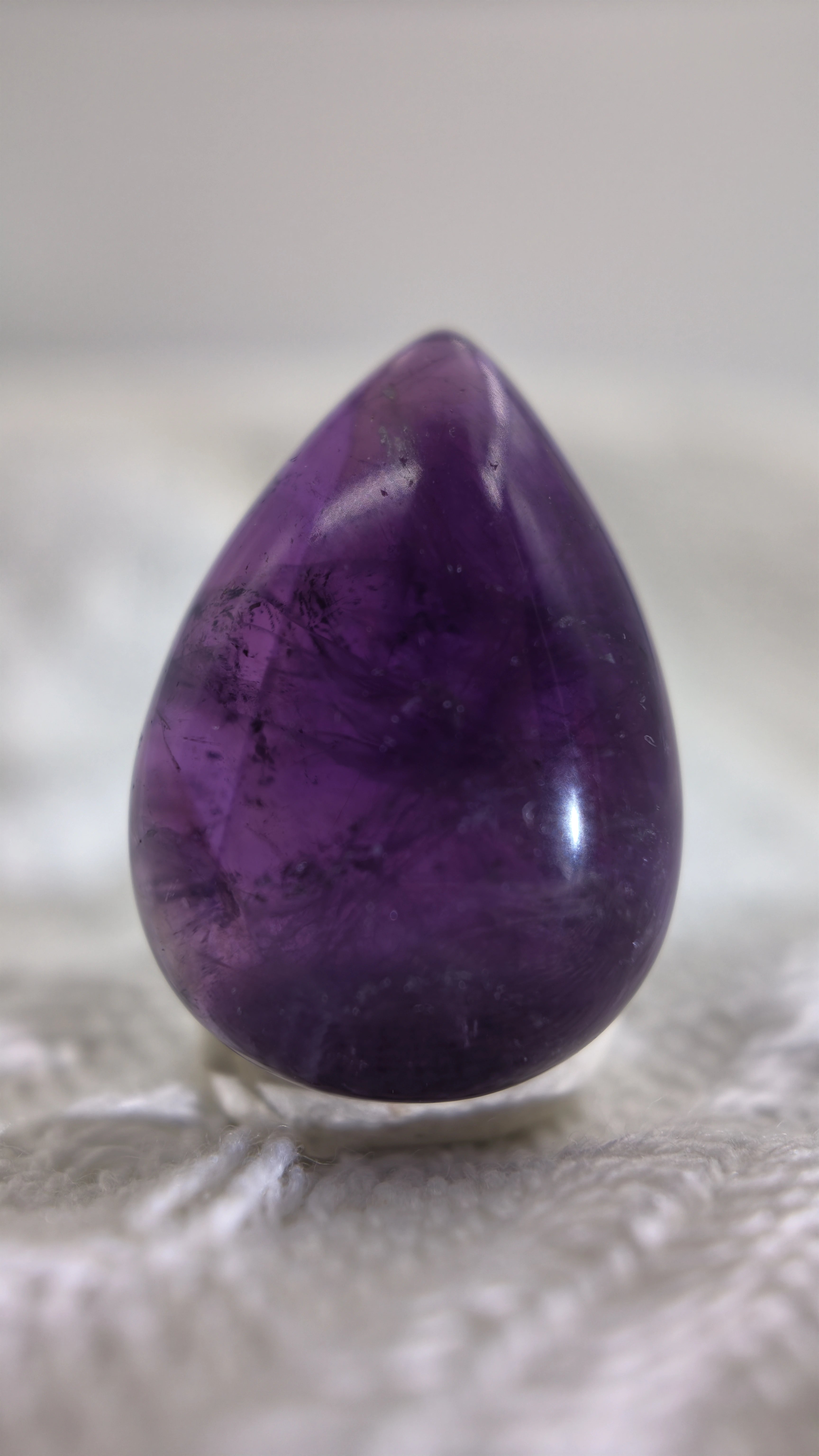 Infinite Crystal, Excellent Teardrop Amethyst
Peace, Awareness, Protection