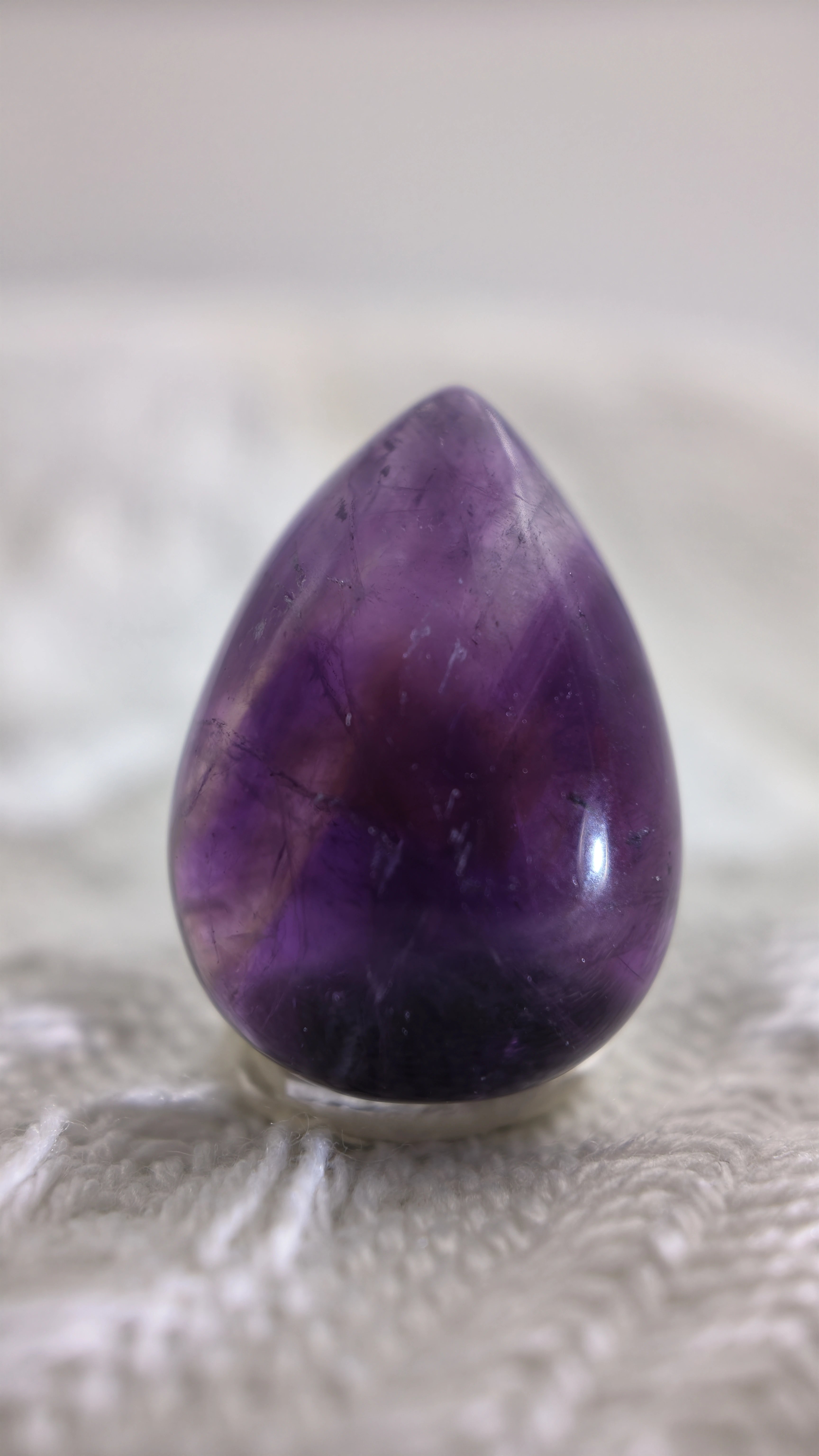 Infinite Crystal, Excellent Teardrop Amethyst
Peace, Awareness, Protection