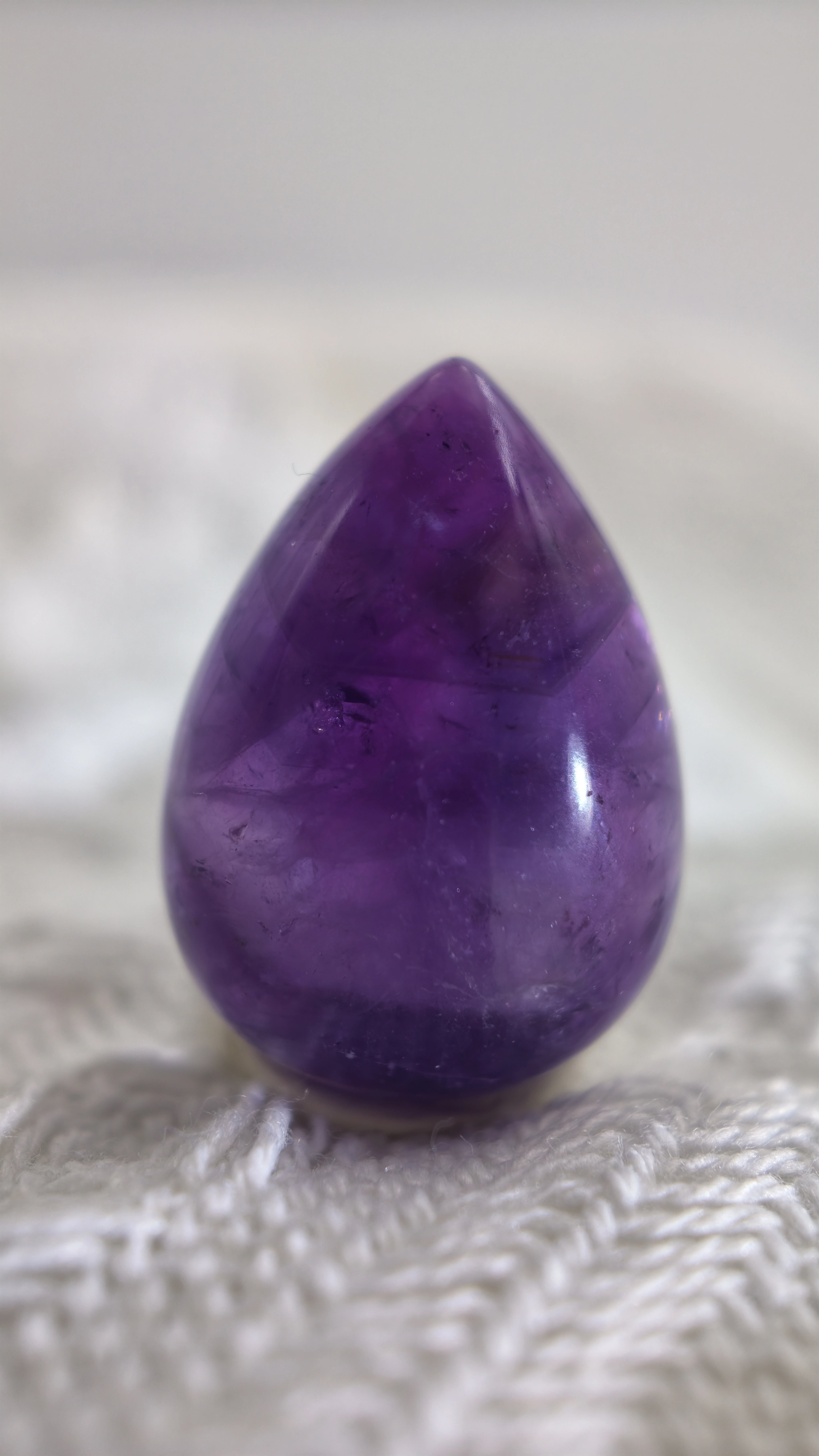 Infinite Crystal, Excellent Teardrop Amethyst
Peace, Awareness, Protection