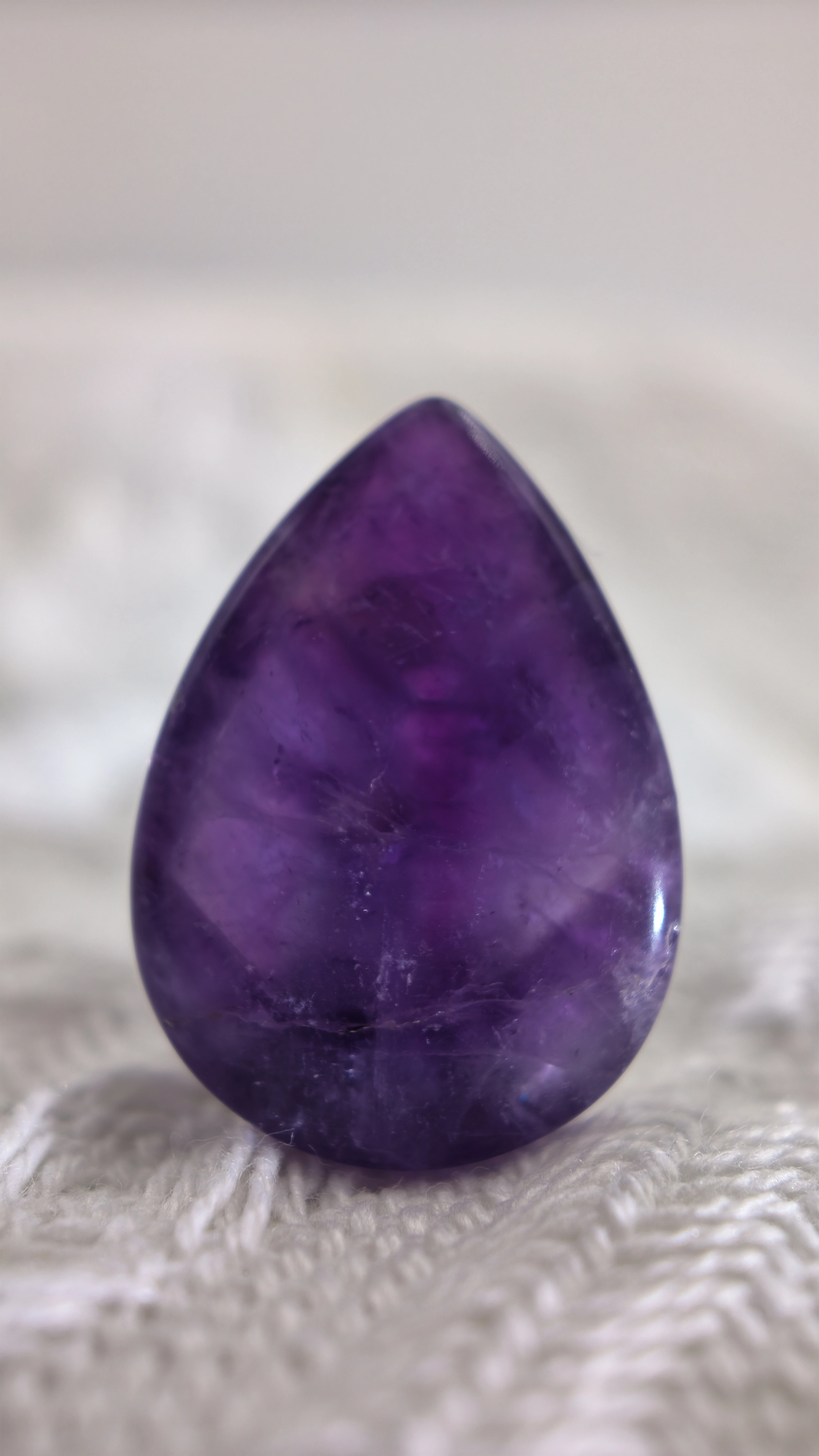 Infinite Crystal, Excellent Teardrop Amethyst
Peace, Awareness, Protection
